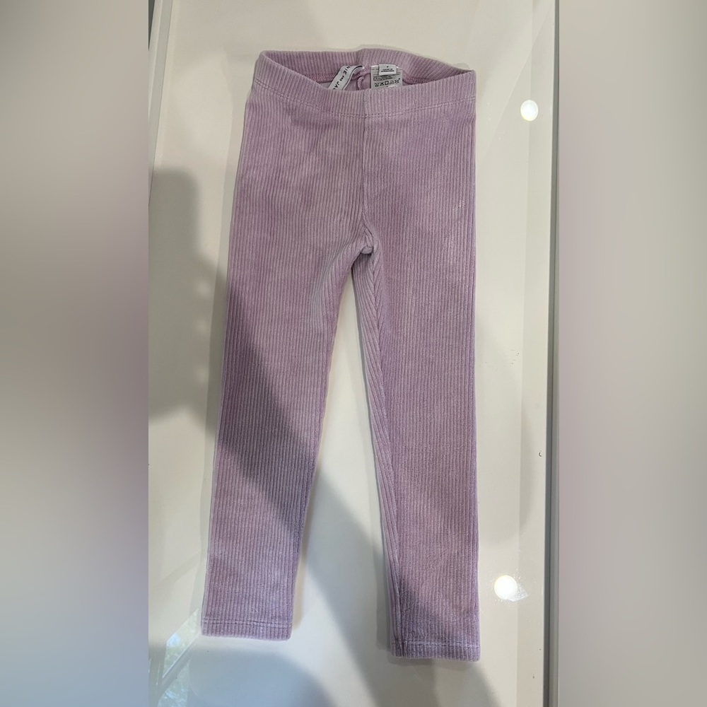 Janie & Jack baby girls lavender corduroy legging